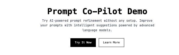 Prompt CoPilot screenshot